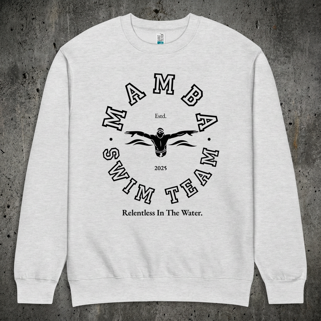 Mamba "Varsity" Crewneck | Heather Grey